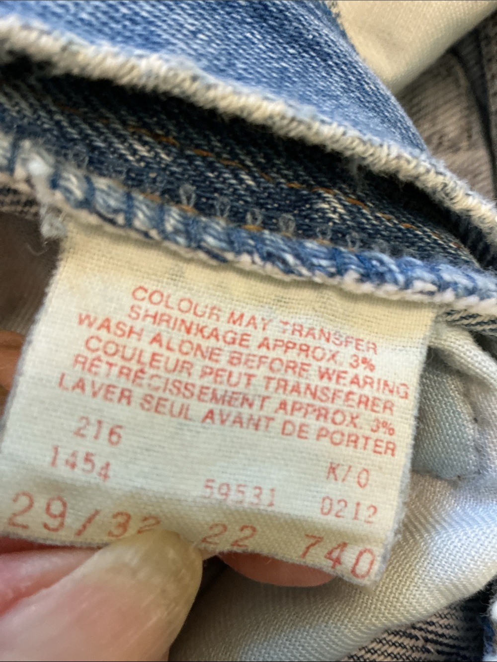 Vintage Levi’s 531 Jeans size 29 - Picture 3 of 6